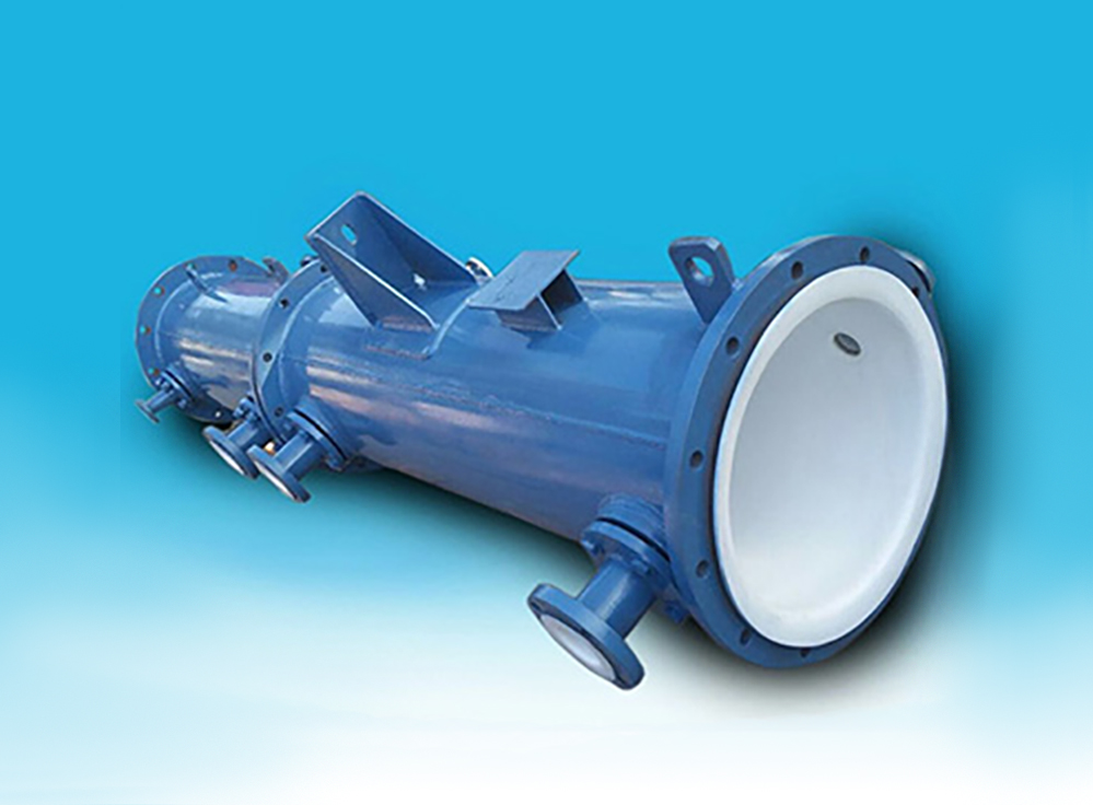 What are the advantages of PTFE lining applied to towers?