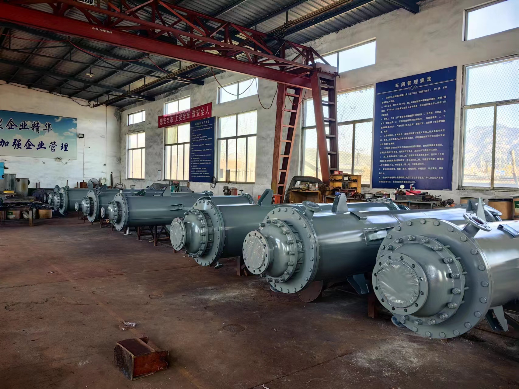 PTFE lined heat exchanger