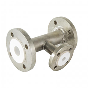 PTFE/PFA Lined Equal Tee Stainless Steel Pipe fittin...